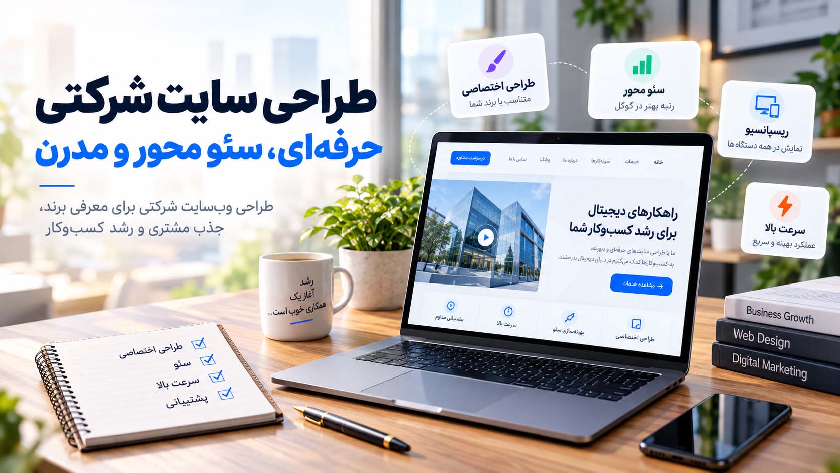 طراحی سایت شرکتی